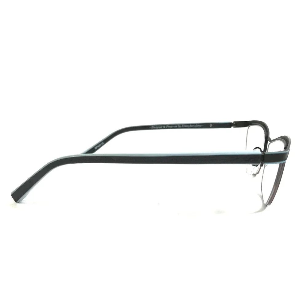 Etnia Barcelona Eyeglasses Frames TAMPERE CYSK Cyan Sky Black Blue 53-18-135